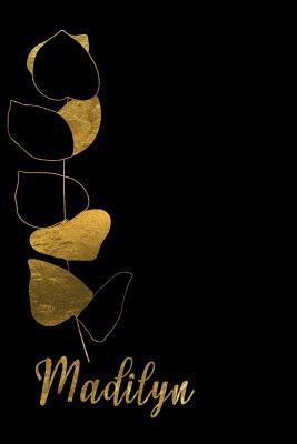 Read Madilyn: Personalized Writing Journal for Women - Elegant Black and Gold - Fancy Names Press | PDF