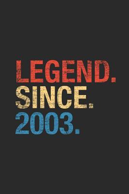 Read online Legend Since 2003: Blank Lined Notebook / Journal (6 X 9 -120 Pages) - Birthday Gift Idea - Legend Publishing file in PDF