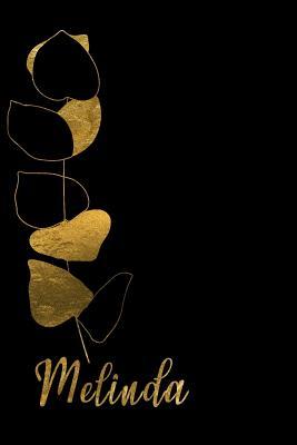 Read Melinda: Personalized Writing Journal for Women - Elegant Black and Gold - Fancy Names Press file in ePub