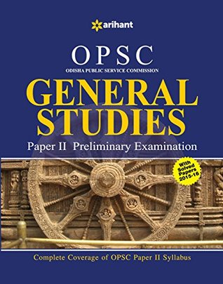 Read OPSC General Studies Paper II Preliminary Examination - Arihant Experts file in PDF
