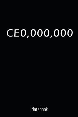 Download Ce0,000,000: CEO Boss Chef Notebook college book diary journal booklet memo composition book 110 sheets - ruled paper 6x9 inch -  file in ePub
