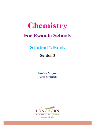 Read online Chemistry For Rwanda Schools Student’s Book Senior 3 - Rwanda file in ePub
