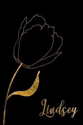 Download Lindsey: Personalized Writing Journal for Women - Elegant Black and Gold - Fancy Names Press file in PDF