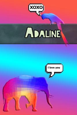 Read online Colorful Jungle Adaline: College Ruled - Composition Book - Diary - Lined Journal - Lauren Savage file in PDF