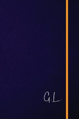 Download G.L.: Classic Monogram Lined Notebook Personalized With Two Initials - Matte Softcover Professional Style Paperback Journal Perfect Gift for Men and Women -  | PDF