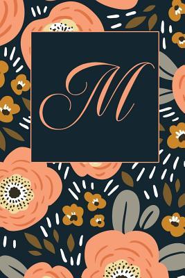 Read online M: Letter M Dotted Matrix Notebook and Planner, Ditzy Flowers, Personalized Bullet Dot Grid Journal Monogram Initial, 6 x 9 - Baby Grass Design | ePub