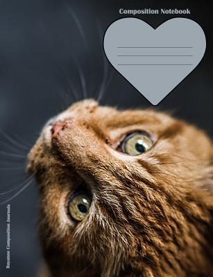 Download Composition Notebook: 100 French ruled pages - orange tabby cat - for class note taking in elementary, middle, high school or college -  file in ePub